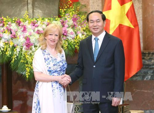 Президент СРВ принял вице-спикера Палаты общин парламента Великобритании